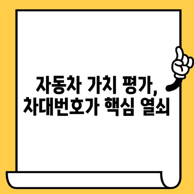 차량의 가치를 알려주는 비밀번호| 차대번호의 중요성 이해하기 | 자동차 가치 평가, 중고차 거래, 차량 정보