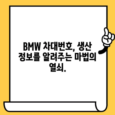 BMW 차량의 비밀을 풀다| 차대번호로 생산일 알아내는 방법 | 차대번호 해독, 생산 정보, BMW 차량 정보