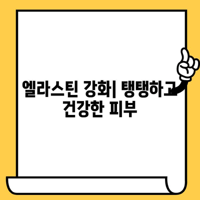 아임뉴트리와 함께하는 피부 건강 관리| 엘라스틴과 콜라겐의 완벽한 조화 | 피부 탄력, 콜라겐 생성, 엘라스틴 강화, 건강 식품