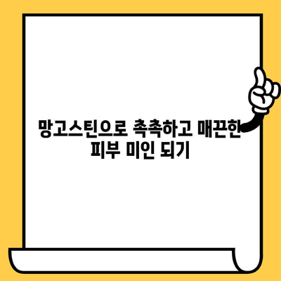 망고스틴의 놀라운 피부 효능| 맑고 건강한 피부를 위한 비밀 | 망고스틴 효능, 피부 미용, 항산화, 콜라겐