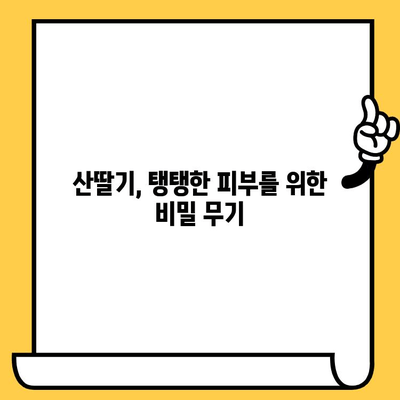 산딸기의 놀라운 효능| 피부 건강 개선 효과와 풍부한 영양소 | 뷰티, 건강 식품, 항산화