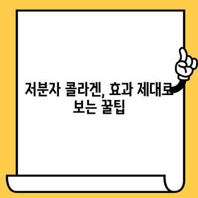 저분자 콜라겐 추천 후기| 피부 건강 노하우 & 섭취 시간 가이드 | 콜라겐 효능, 콜라겐 부작용, 콜라겐 비교