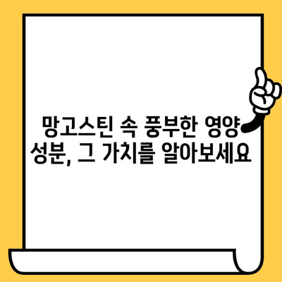 망고스틴 효능| 피부 건강과 함유 성분 | 망고스틴, 피부 미용, 항산화, 건강 식품