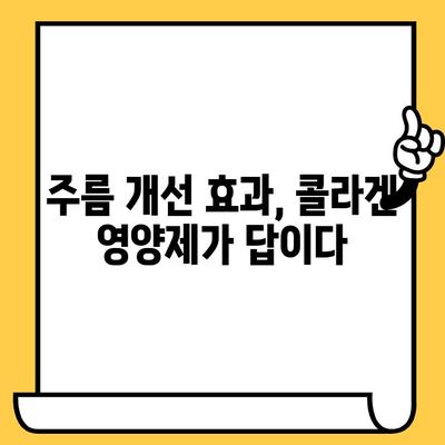 콜라겐 영양제로 피부 건강 지키기, 효과적인 제품 추천 리뷰 | 피부 탄력, 주름 개선, 콜라겐 부족, 영양제 추천, 건강 관리