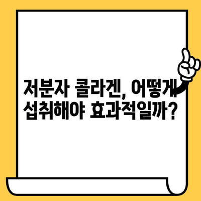 저분자 콜라겐 추천 후기| 피부 건강 향상 비법 | 콜라겐 효능, 섭취 방법, 추천 제품 비교