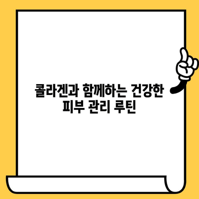 콜라겐 추천 효과 & 피부 건강 활용 가이드| 탱탱한 피부를 위한 콜라겐 선택 및 활용법 | 콜라겐, 피부 관리, 탄력, 주름 개선, 섭취 방법