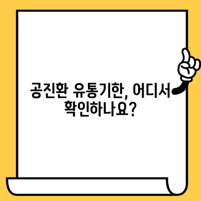 공진환 유통기한, 제대로 확인하는 방법 | 유통기한 확인, 보관 방법, 주의 사항