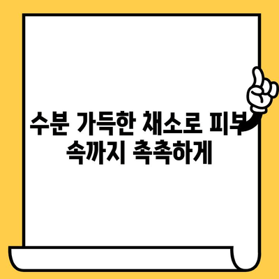 여름철 피부 건강 지키는 10가지 음식 | 피부 관리, 건강 식단, 여름철 피부 팁