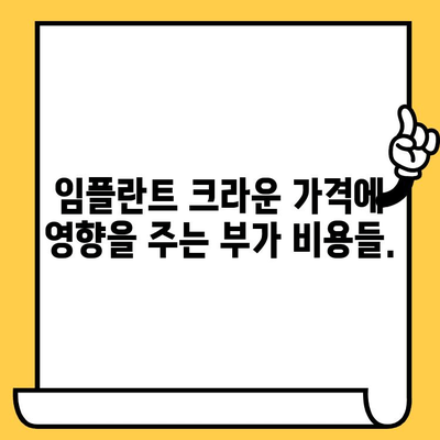 앞니 임플란트 크라운 가격 차이, 무엇이 결정할까요? |  재료, 브랜드, 치과 위치, 부가 비용