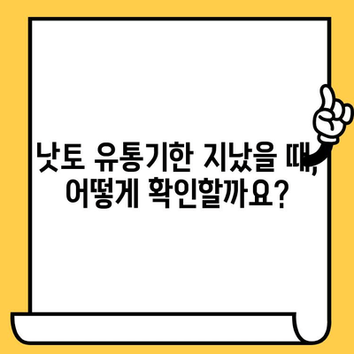 낫토 유통기한, 얼마나 될까요? | 냉장 보관, 냄새, 변색, 섭취 가능 여부