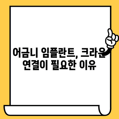 서초동 어금니 임플란트, 크라운 연결식 선택 이유| 실제 사례 분석 | 임플란트, 크라운, 연결, 어금니, 서초동