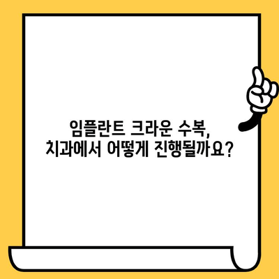 임플란트 두 번째 크라운 수복| 왜 필요할까요? | 임플란트, 크라운, 수복, 이유, 치과