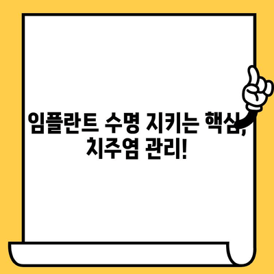 치주염, 임플란트 크라운 수명을 얼마나 단축시킬까요? | 임플란트, 치주염, 수명, 관리