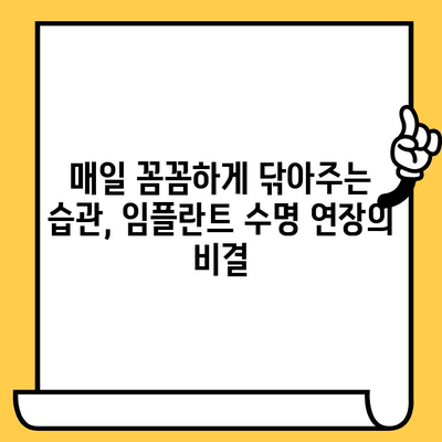 임플란트 크라운 관리의 핵심! 청소 & 위생 유지 완벽 가이드 | 임플란트, 크라운, 관리, 위생, 팁