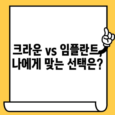 크랙 치아, 크라운과 임플란트 중 무엇이 맞을까요? | 치아 크랙, 치료 방법, 크라운 vs 임플란트