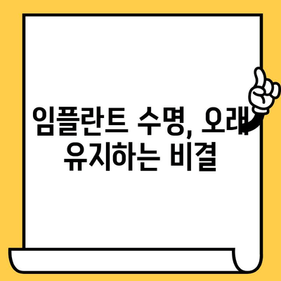 임플란트 피복체 수명 연장, 오래도록 건강하게 사용하는 방법 | 임플란트 관리, 수명, 유지