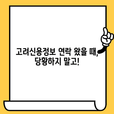 고려신용정보 채권추심, 이렇게 대응하세요! | 장기연체, 대출탕감, 빚 상환 전략