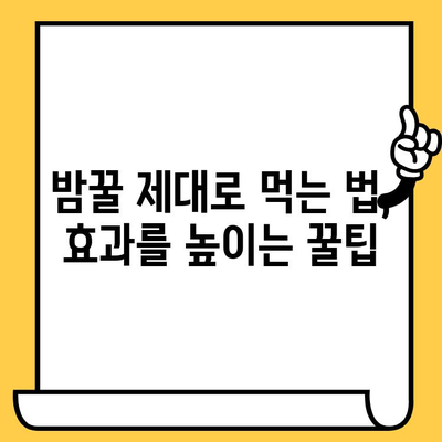 밤꿀의 놀라운 효능과 제대로 먹는 법 | 밤꿀 효능, 먹는 법, 복용법, 유통기한, 쓴맛 원인