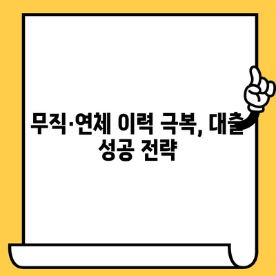 장기 연체자, 무직이라도 대출 가능할까요? | 무직 대출 조건, 연체 이력 극복, 대출 성공 전략