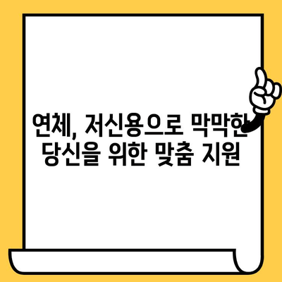 신불자 대출 가능 기관 안내| 연체자, 저신용자 위한 맞춤 지원 | 신용불량자 대출, 대출 가능 기관, 연체자 대출