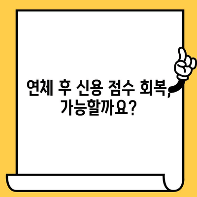 신용카드 연체, 신용 점수 지키는 5가지 방법 | 연체 대응, 신용 관리, 신용등급 회복