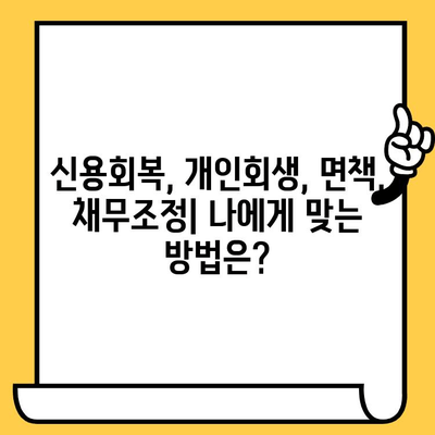 채무불이행자 명부 삭제| 장기연체자, 대출탕감 받는 방법 | 신용회복, 개인회생, 면책, 채무조정