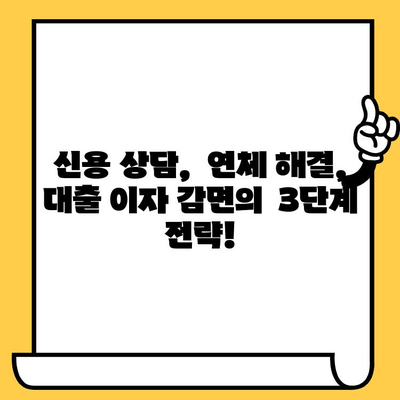 연체자 대출 이자 낮추는 신용 상담| 성공적인 재정 회복 전략 | 신용 상담, 연체 해결, 대출 이자 감면