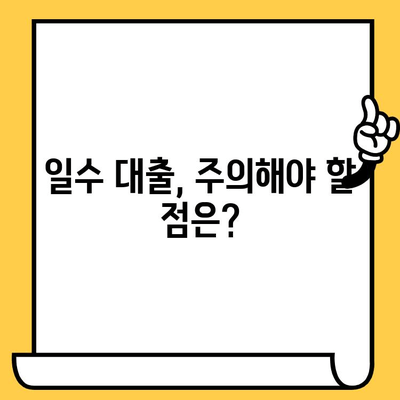 무직자 신불자 연체자도 가능할까? | 일수 대출 확보 가능성 및 절차 완벽 가이드