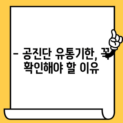 공진단 유통기한, 얼마나 될까요? | 보관 방법 및 주의사항