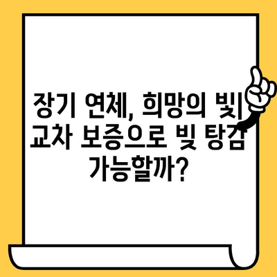 연체자 대출 탕감 교차 보증| 장기 연체 해결 위한 실질적인 지원 방안 | 교차보증, 연체, 대출, 탕감, 지원