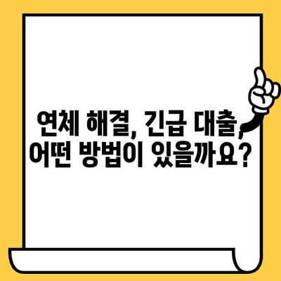 신용카드 대출 연체, 1일, 3일, 5일 해결 방법| 놓치지 말아야 할 정보 | 연체 해결, 신용 관리, 긴급 대출