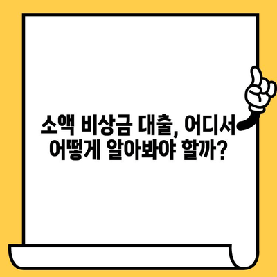 신용불량자, 연체자도 가능! 소액 비상금 대출 가능한 곳 찾기 | 신불자 대출, 저신용자 대출, 비상금 마련