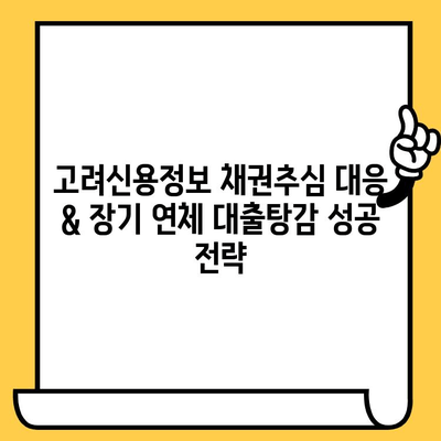 고려신용정보 채권추심 대응 & 장기 연체 대출탕감| 성공적인 해결 전략 | 채무 해결, 신용 회복, 법률 정보