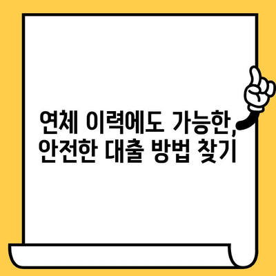 연체자 대출 교차 보증| 상환 조건 좋은 연체자 대출 가이드 | 신용등급 회복, 대출 성공 전략, 안전한 대출 팁