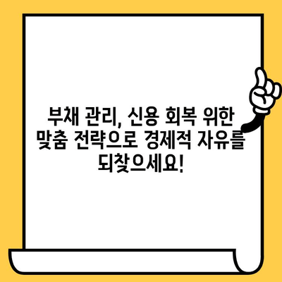 고려신용정보 채권추심 대응| 효과적인 빚 갚는 전략 | 채무 해결, 부채 관리, 신용 회복