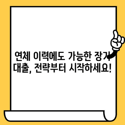 연체자도 가능! 이자 부담 줄이는 장기 대출 계획 세우기 | 연체, 대출, 이자율, 장기, 계획, 전략