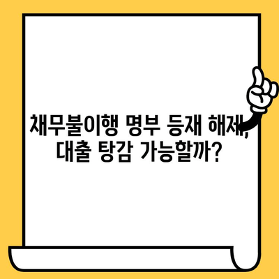 장기 연체자, 채무불이행 명부 등재 해제로 대출 탕감 받는 방법 | 신용회복, 탕감,  법률 정보