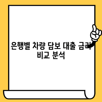 차량 담보 대출 금리 비교| LTV별 차이 알아보기 | 자동차 담보 대출, 대출 금리 비교, 금융 정보
