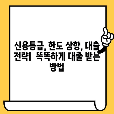 급한 현금 필요할 때, 대출 한도 늘리는 완벽 가이드 | 신용등급, 한도 상향, 대출 전략