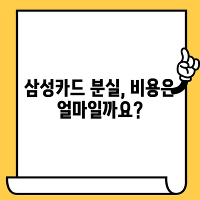 삼성카드 분실했을 때? 즉시 신고 & 재발급 완벽 가이드 | 분실 신고, 재발급, 카드 정지, 비용