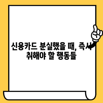 분실 신용카드, 지금 당장 이렇게 해결하세요! | 신용카드 분실, 사기 방지, 재발급, 카드사 연락처