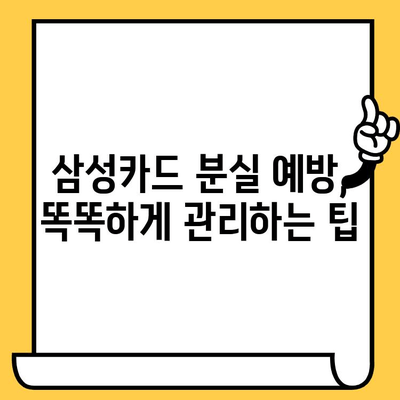 삼성카드 분실했을 때? 신고부터 재발급까지 완벽 가이드 | 분실 신고, 해지, 재발급, 카드 정지, 보상