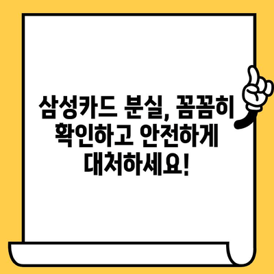 삼성카드 분실 시, 신고와 재발급 수수료 규정 총정리 | 분실신고 방법, 재발급 비용, 유의사항, 카드 정지