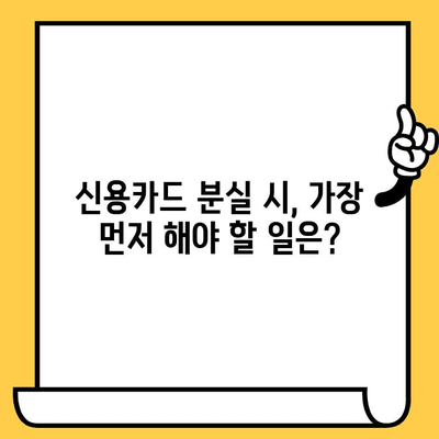 신용카드 분실, 당황하지 마세요! 개인정보 보호 가이드 | 분실 신고, 카드 정지, 개인정보 보호 팁