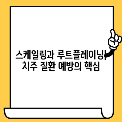 스케일링과 루트플레이닝| 건강한 치아와 잇몸을 지키는 필수 듀오 | 치주 질환 예방, 치료, 관리