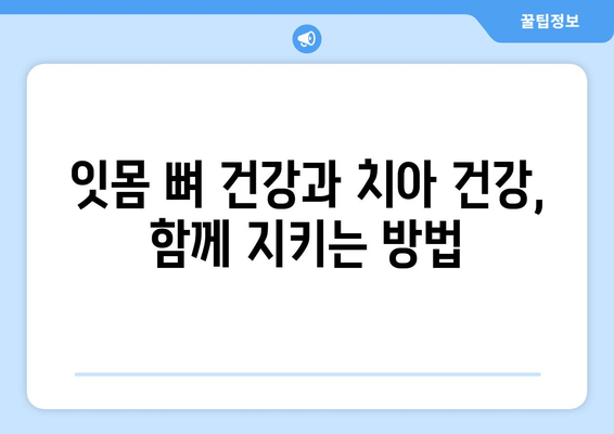 잇몸 뼈 강화 영양제| 치아 건강 지키는 5가지 필수 영양소 | 잇몸 뼈 건강, 치아 건강, 영양제 추천