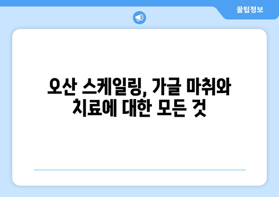 오산 스케일링| 가글 마취와 치료, 꼼꼼히 알아보는 주의 사항 | 치과, 스케일링, 가글 마취, 치료 후 관리