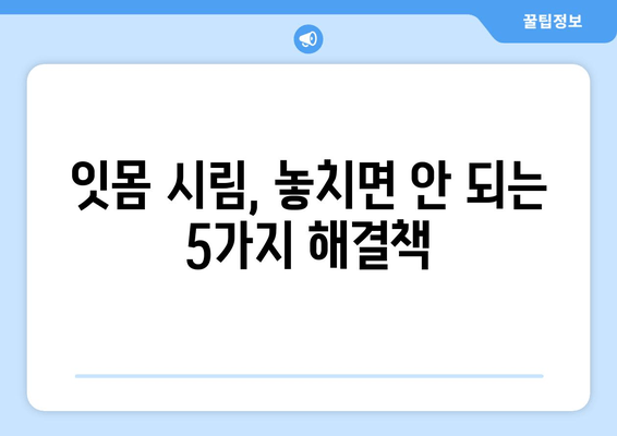 잇몸이 심하면 시림? 원인과 해결책 5가지 | 잇몸 건강, 치아 시림, 잇몸 질환