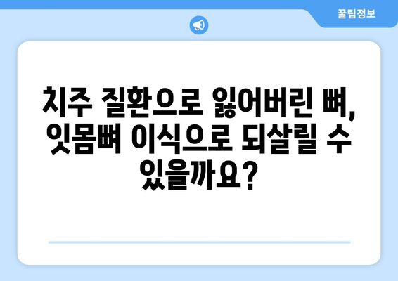 뼈 상태에 맞는 잇몸뼈 이식 수술 가이드| 성공적인 이식을 위한 맞춤 전략 | 잇몸뼈 이식, 임플란트, 치주 질환