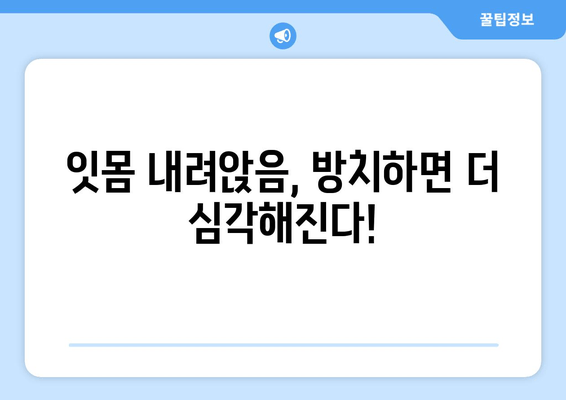 잇몸 내려앉아 시린 이유? 🔎  원인과 해결 방안 | 치주 질환, 잇몸 건강